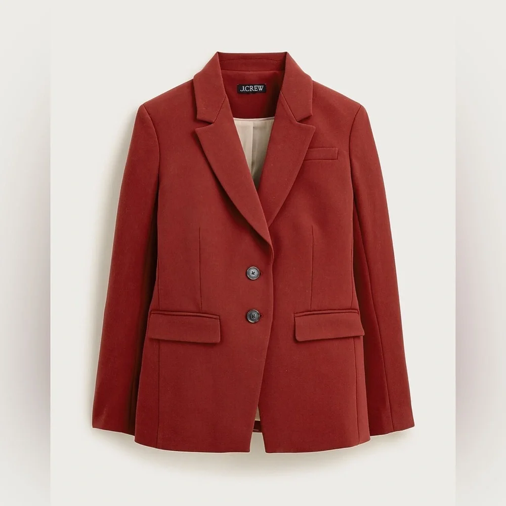 J. Crew Madelyn Blazer + Kaya Pants Crimson Bloom New with Tags!